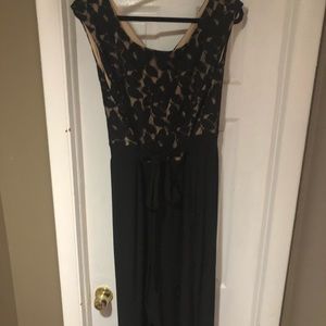 MSK Black play size jumpsuit